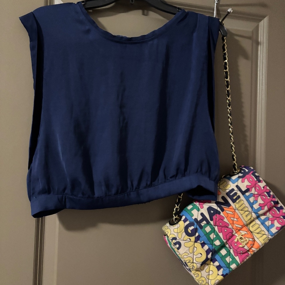 NWT Free People FP Movement open sides navy